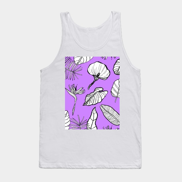 PURPLE Tank Top by AS.PAINTINGS